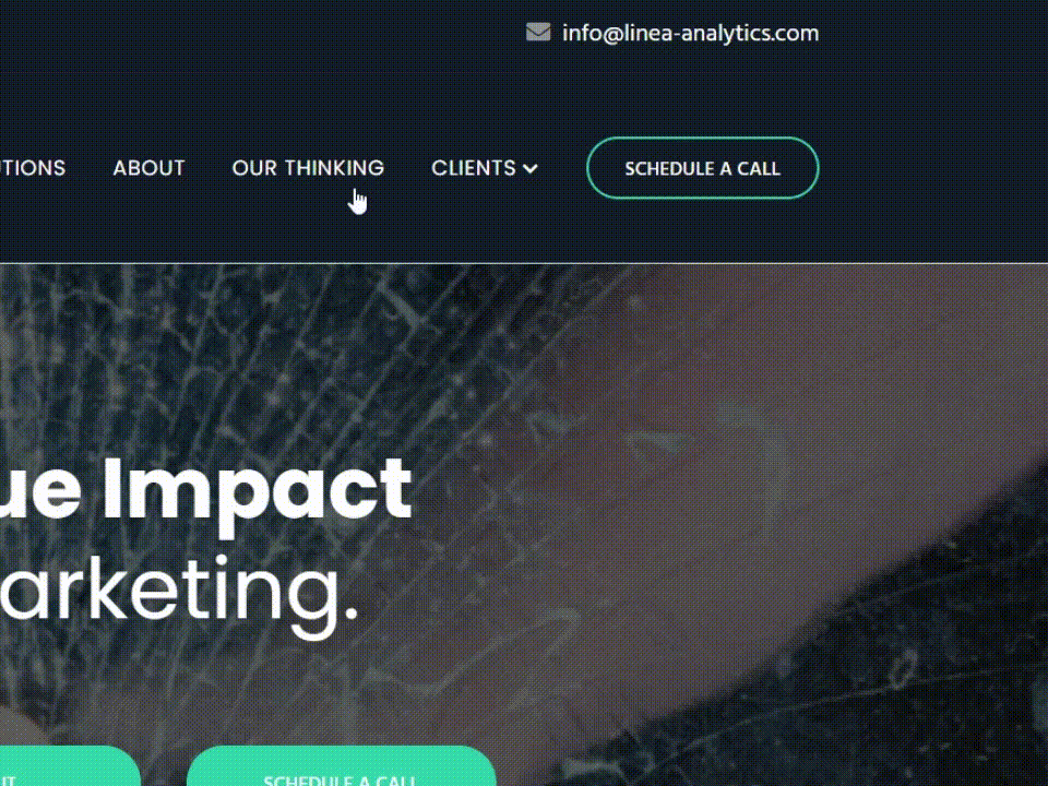 response curve optimisation chart